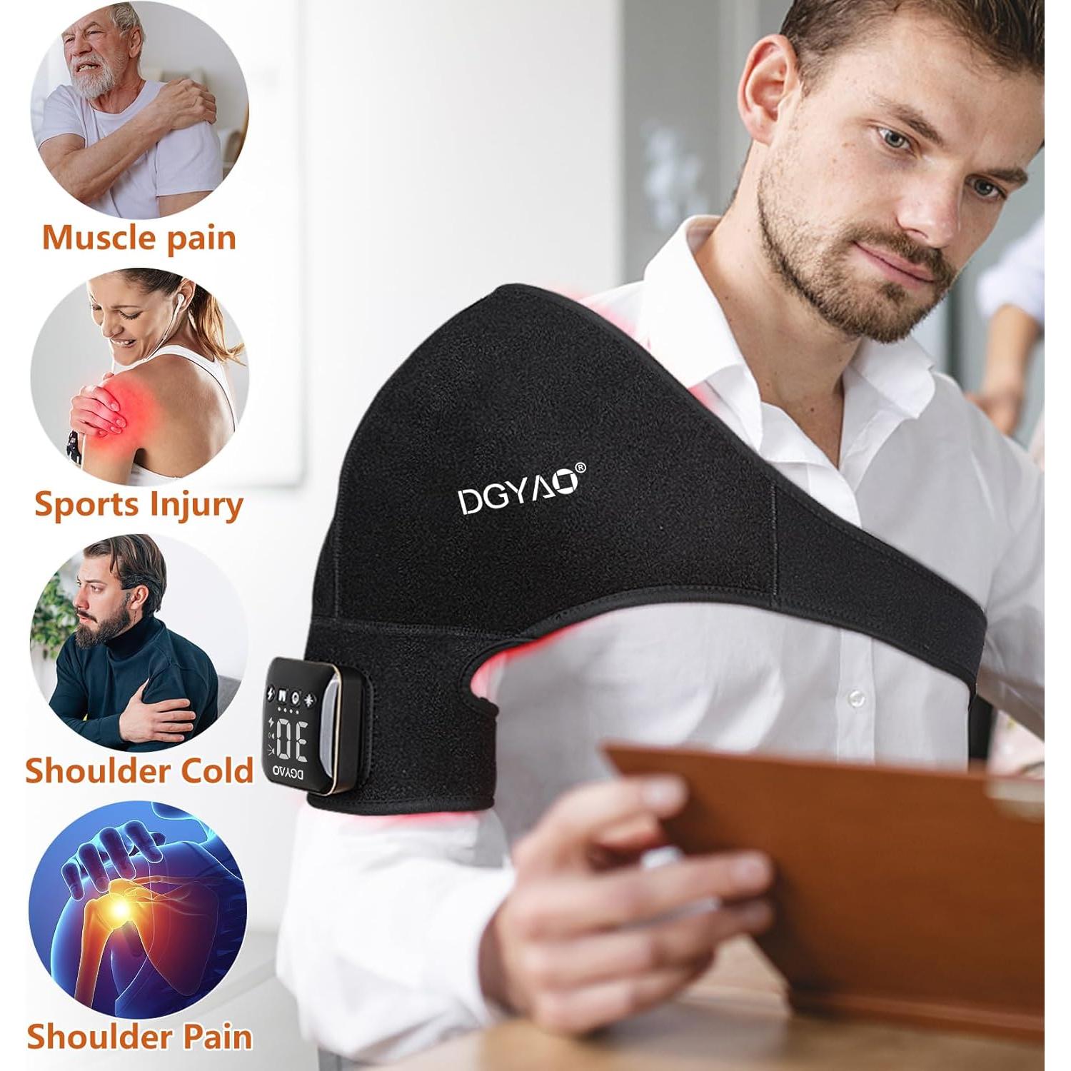 Terapia de Luz Roja Inalámbrica TUOB para Hombro 4000mAh