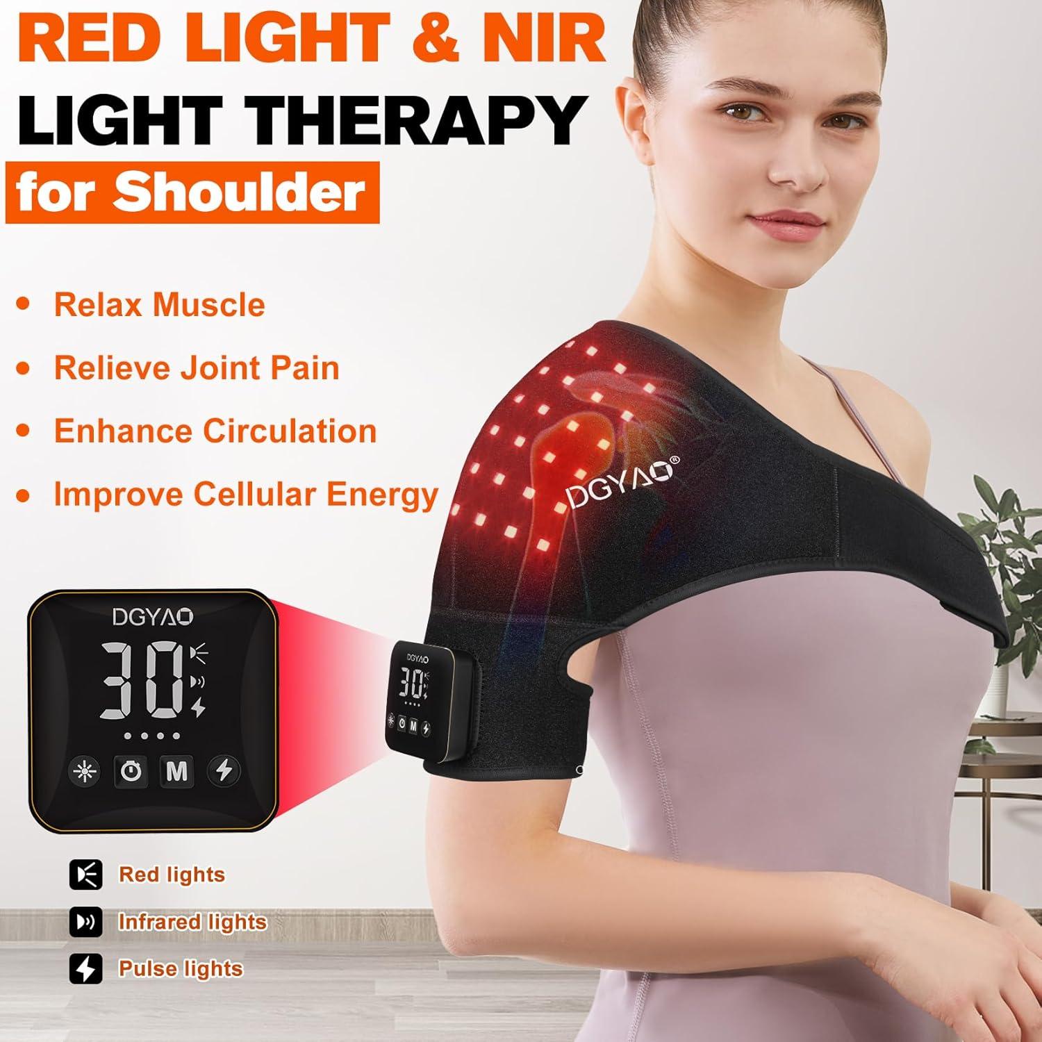 Terapia de Luz Roja Inalámbrica TUOB para Hombro 4000mAh