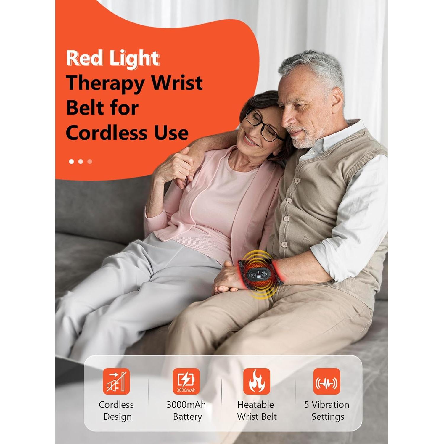 Envoltura Terapia Luz Roja HALIDODO para Muñeca 660nm