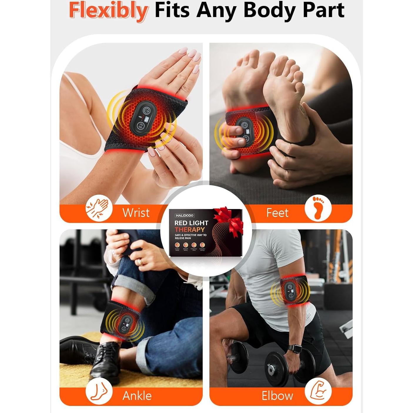 Envoltura Terapia Luz Roja HALIDODO para Muñeca 660nm