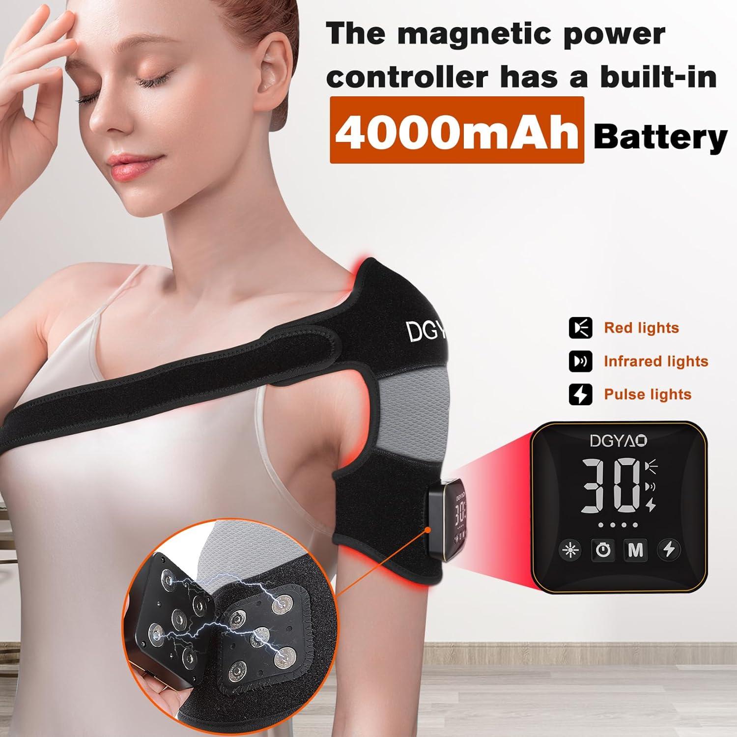 Terapia de Luz Roja TUOB 660nm 850nm Portátil Alivio Dolor