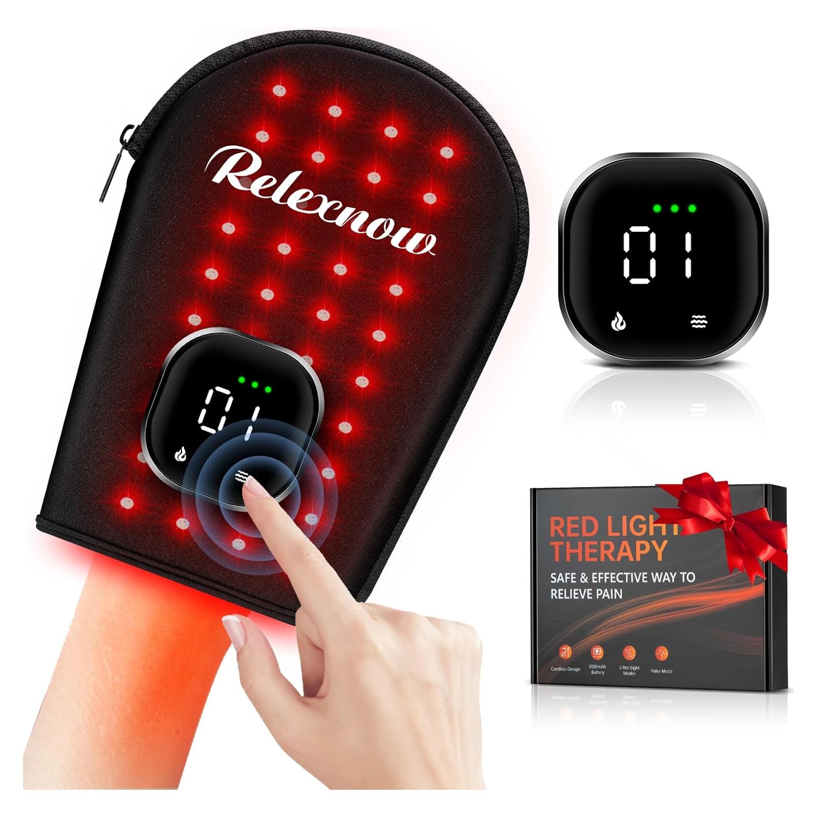 Guante Terapia Luz Roja Infrarroja RELEXNOW 660nm 850nm
