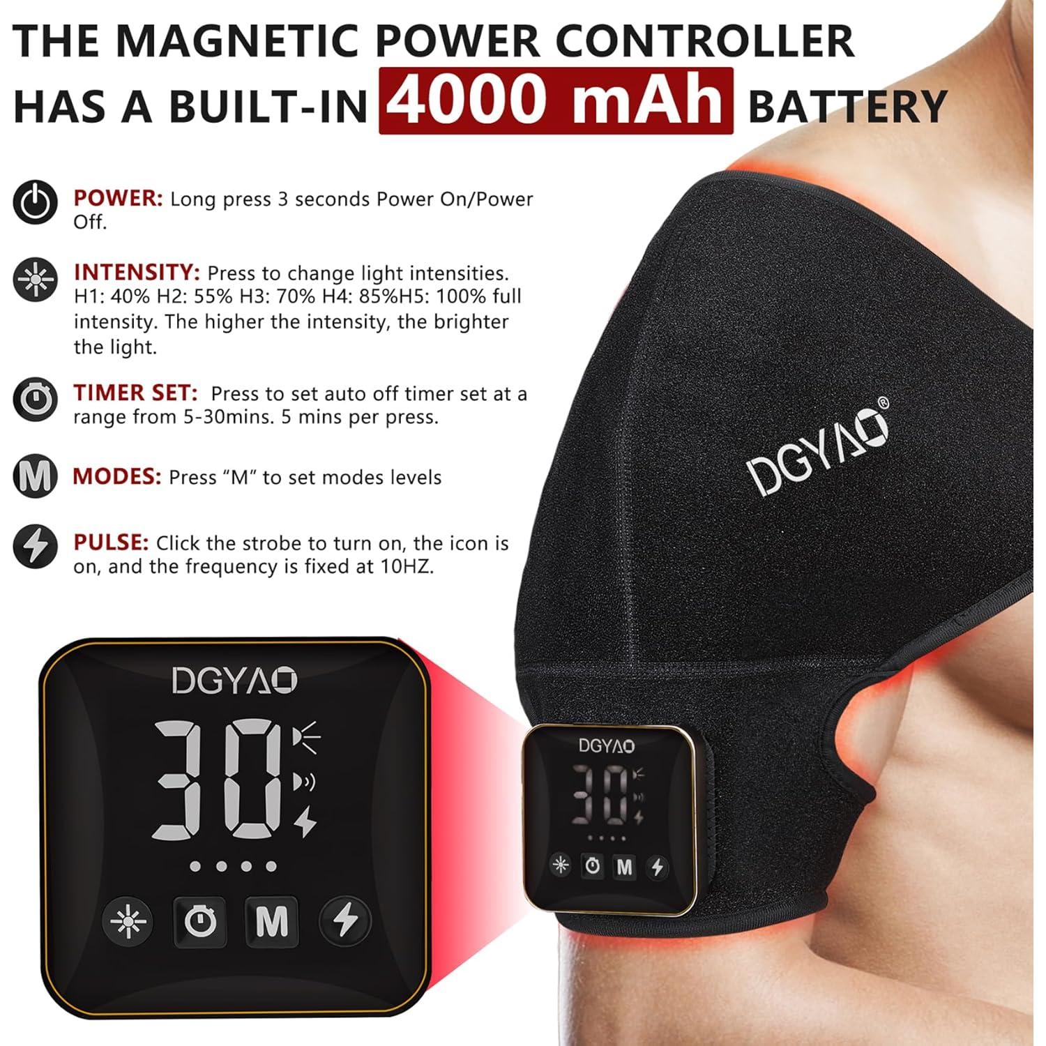 Terapia de Luz Roja Inalámbrica HAIYUE para Hombro 660/850nm