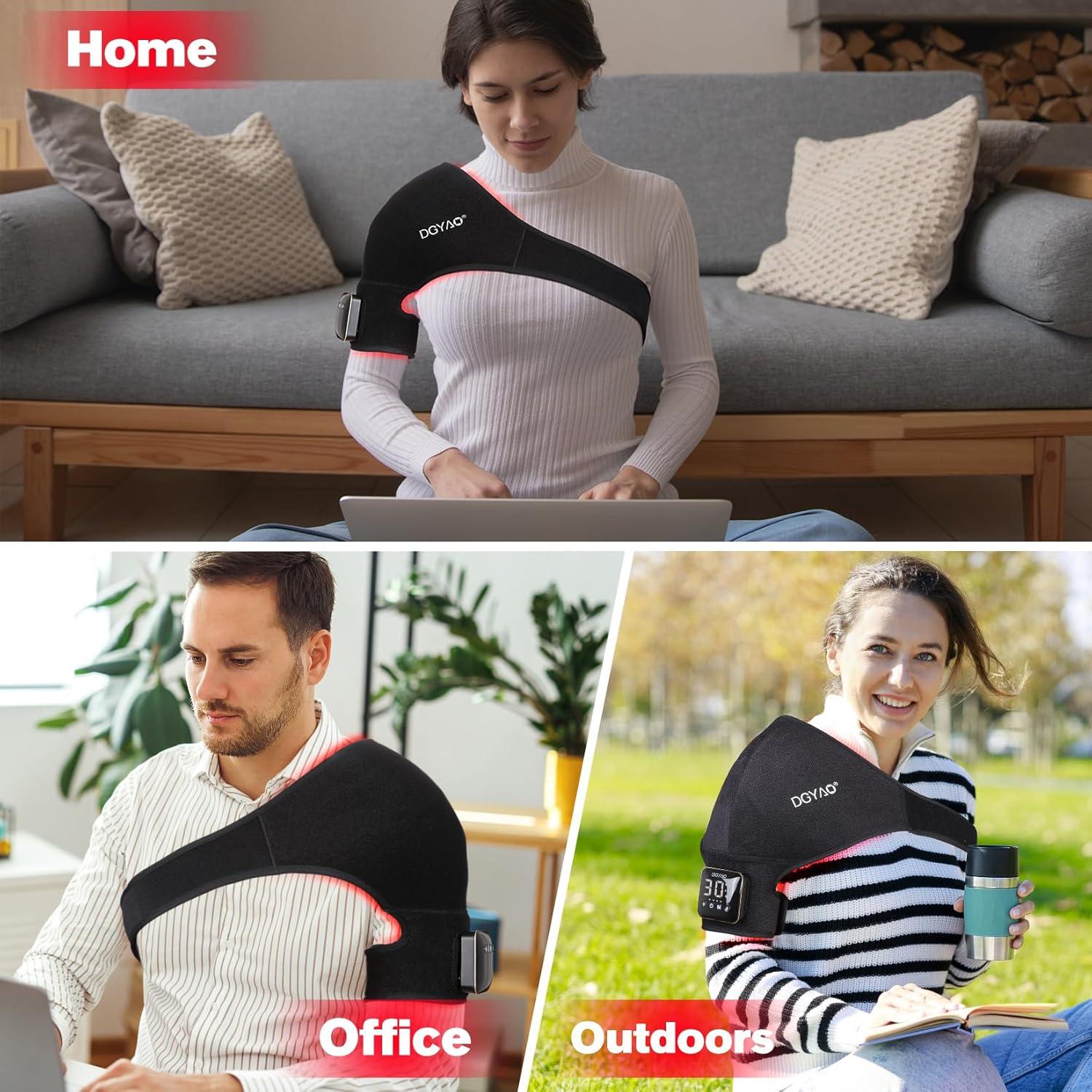 Terapia de Luz Roja Inalámbrica HAIYUE para Hombro 660/850nm