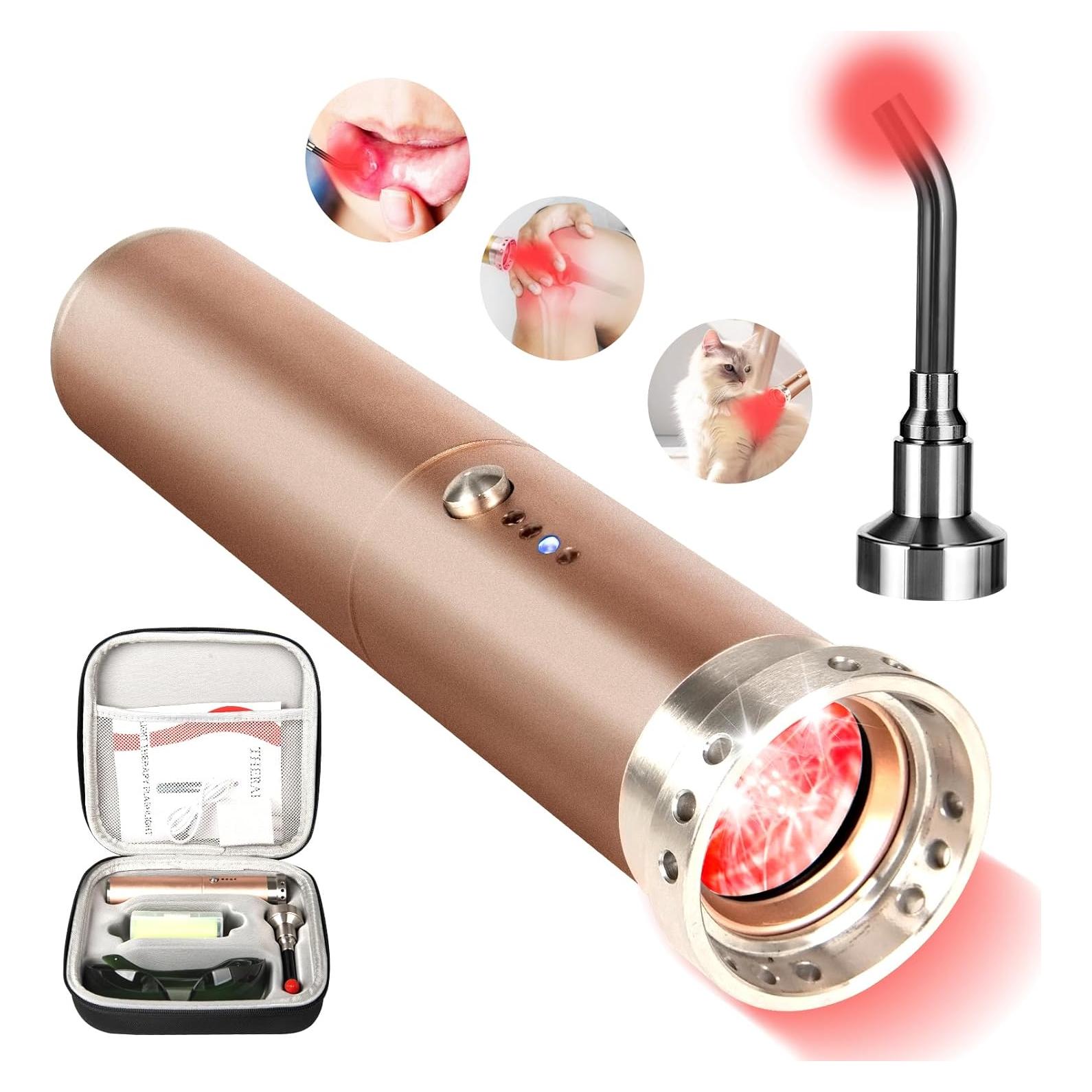 Varita Terapia Luz Roja TherapSky 8 LEDs Alivio Dolor