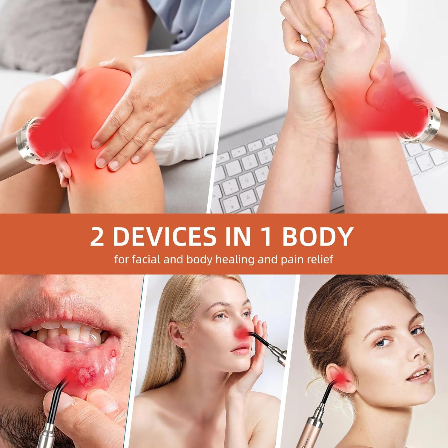 Varita Terapia Luz Roja TherapSky 8 LEDs Alivio Dolor