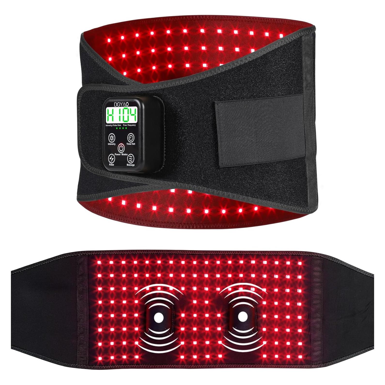 Cinturón de terapia de luz roja TUOYR inalámbrico 125x24cm