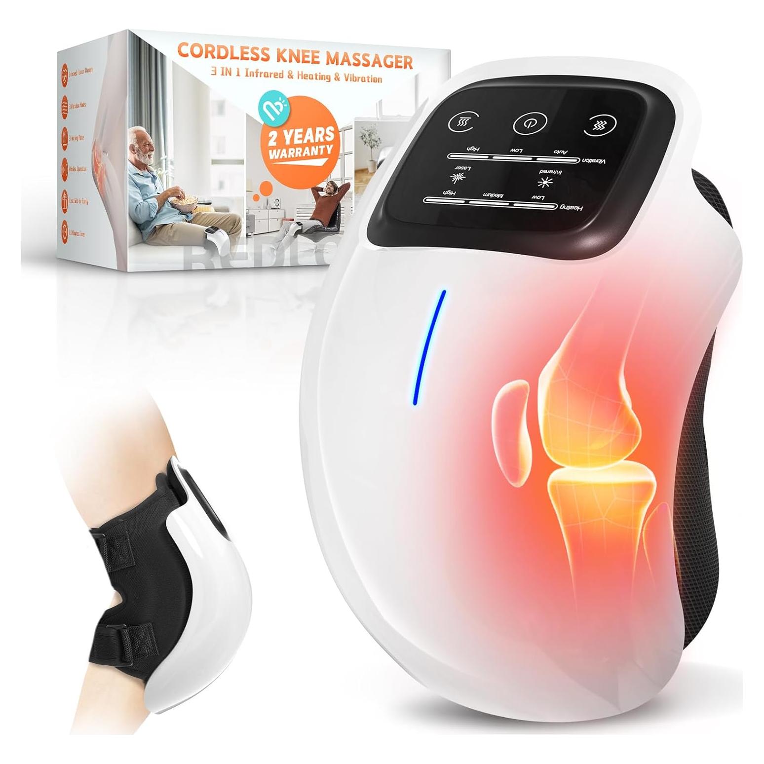Masajeador de Rodilla Inalámbrico REDLOOK ST-1101 con Calor y Vibración