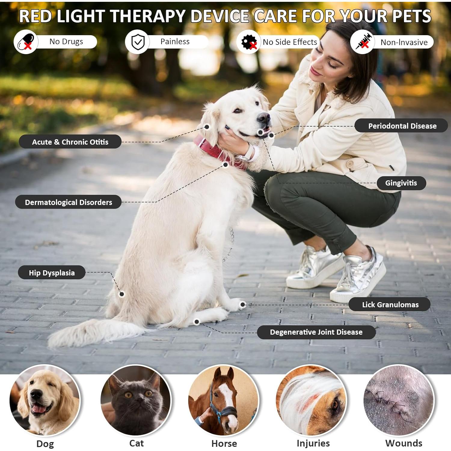 Dispositivo de Terapia de Luz Roja FVQ con Láser Frío 650nm