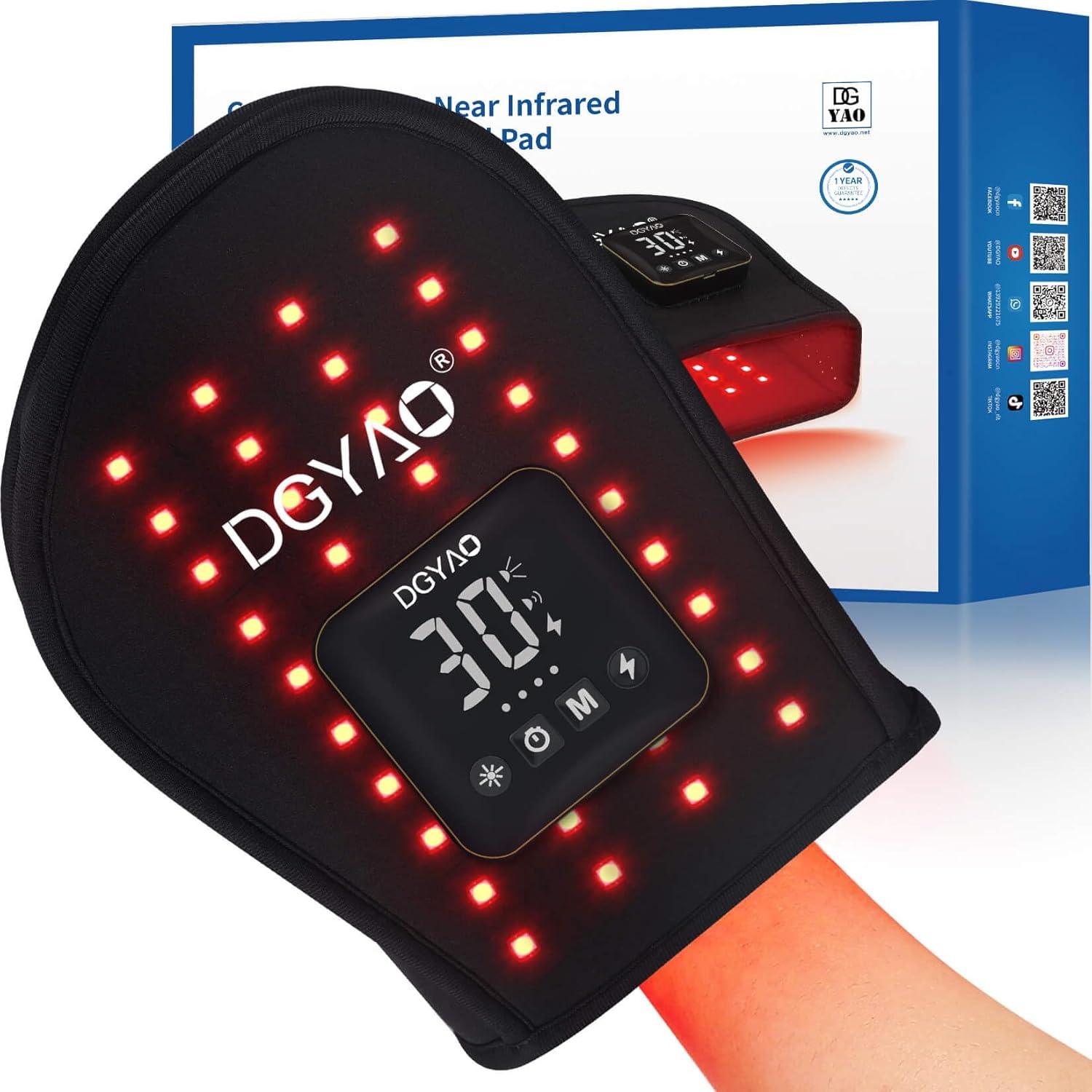 Guante Terapia Luz Roja D MAX Inalámbrico Alivio Dolor Mano