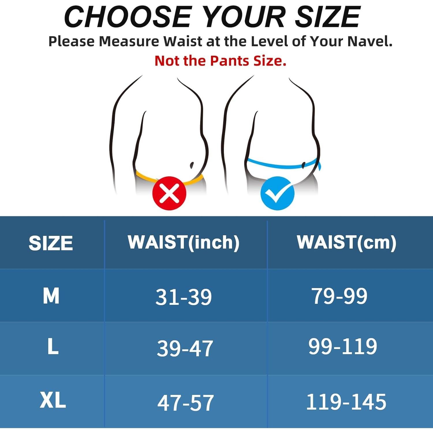 Faja de Masaje HONGJING con Calor y Soporte Lumbar M