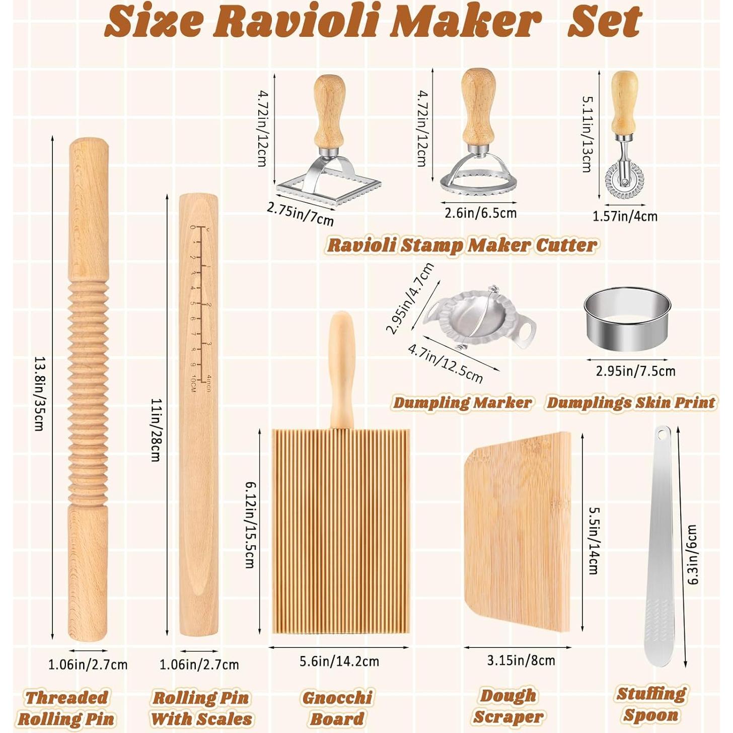Kit de Herramientas para Hacer Pasta WodGod 10 Piezas