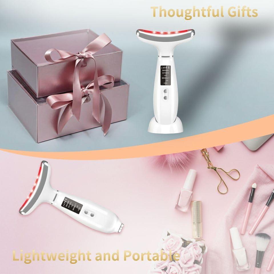 Masajeador Facial Li-Tek T-TPML-100 Luz Roja y Azul