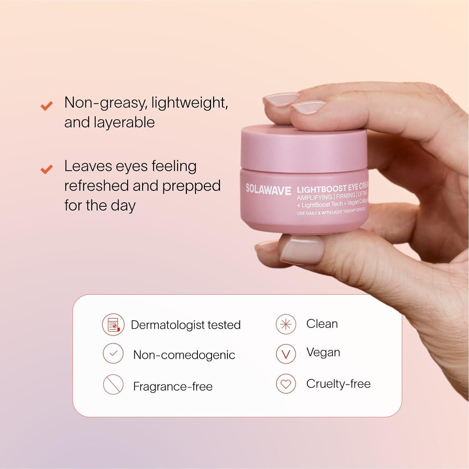 Crema para Ojos Antienvejecimiento Solawave LightBoost 81g