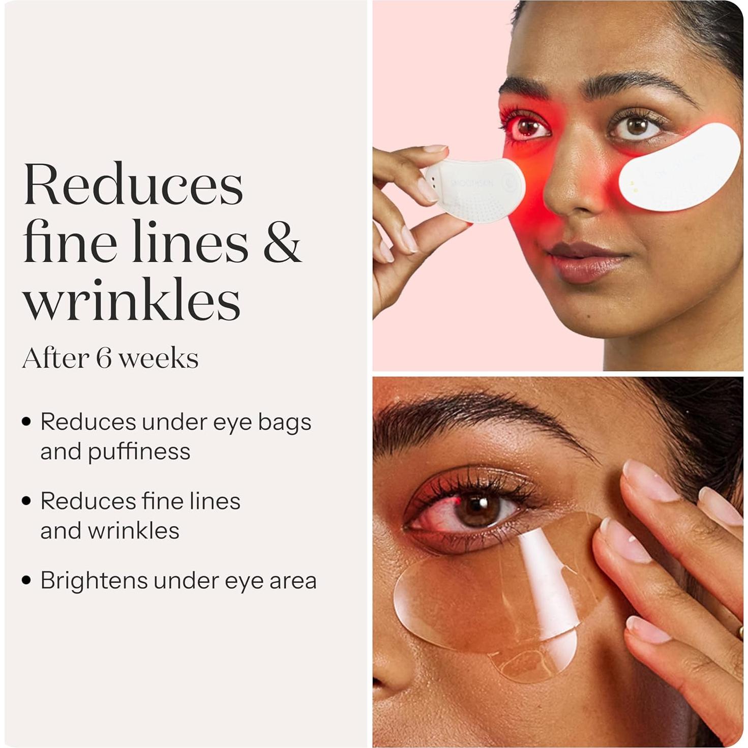 Dispositivo Terapia Luz Roja SmoothSkin para Ojos 24 Parches