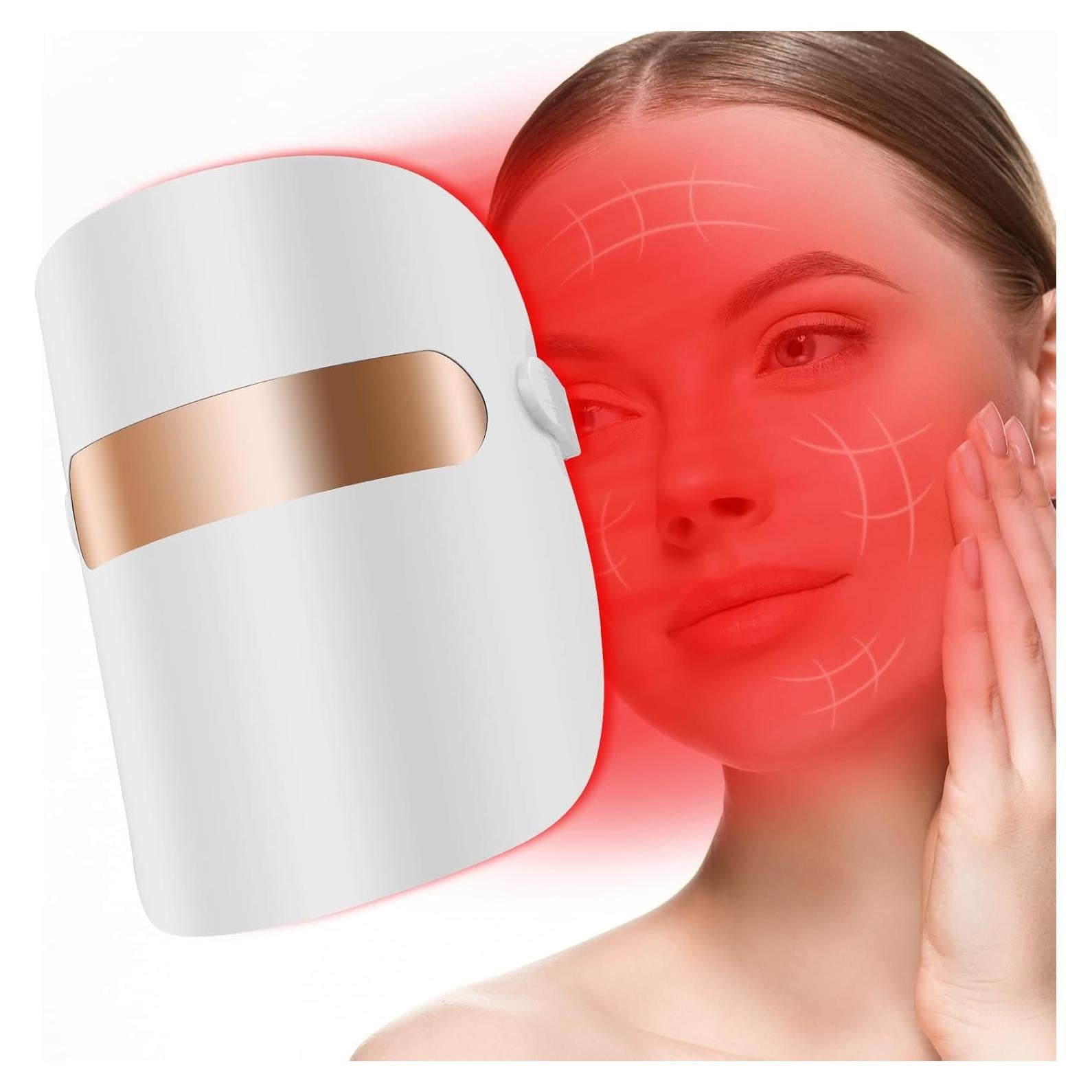 Máscara LED GlowStep 7 en 1 para tratamiento facial