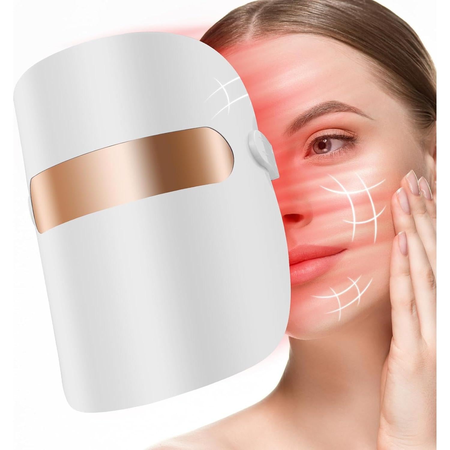 Máscara LED GlowStep 7 en 1 para tratamiento facial