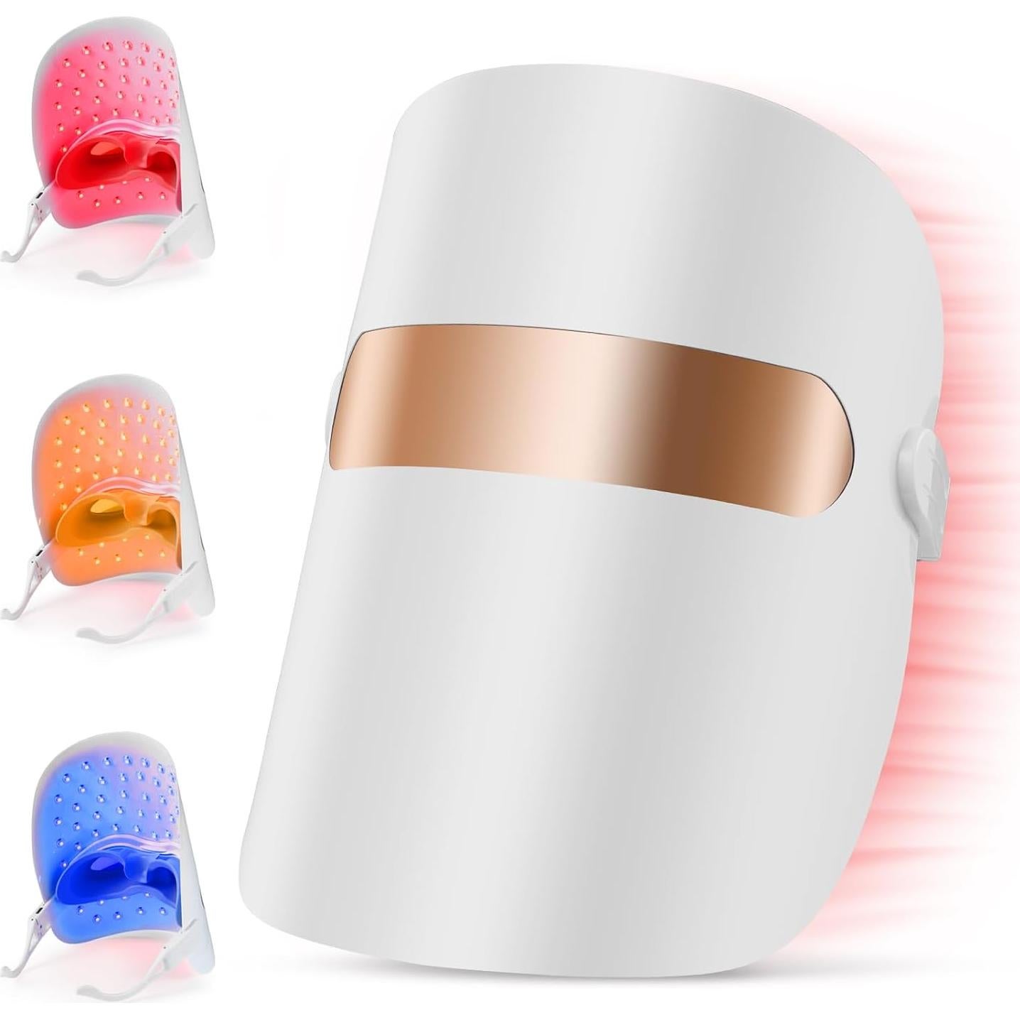 Máscara LED GlowStep 7 en 1 para tratamiento facial