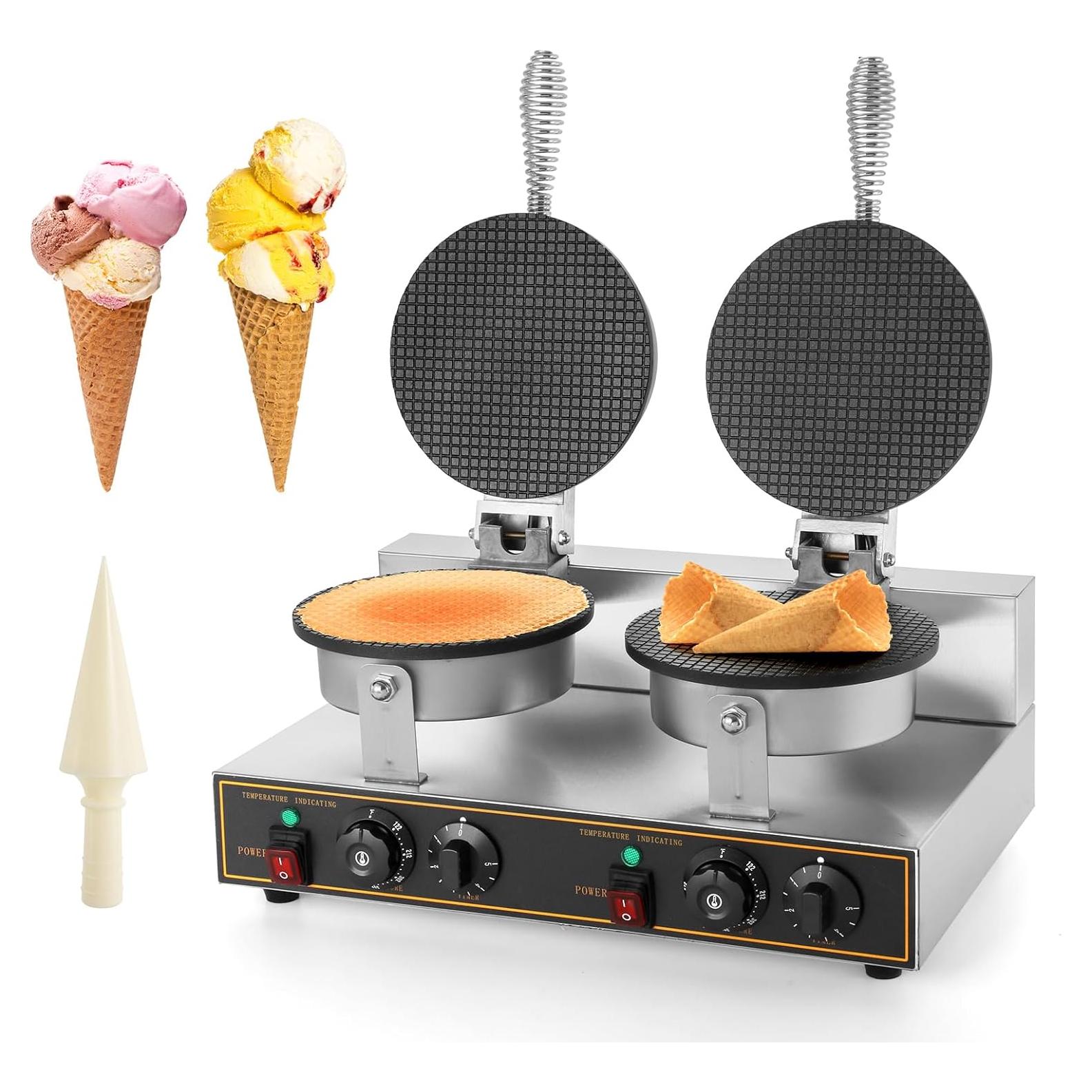 Máquina de Conos de Helado Dyna-Living Doble Cabeza 2400W