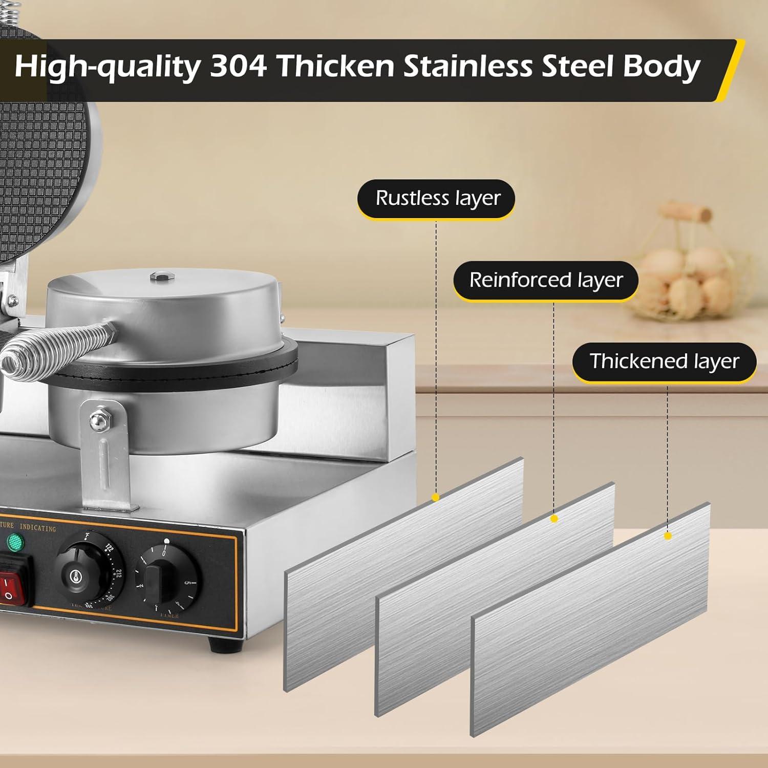 Máquina de Conos de Helado Dyna-Living Doble Cabeza 2400W