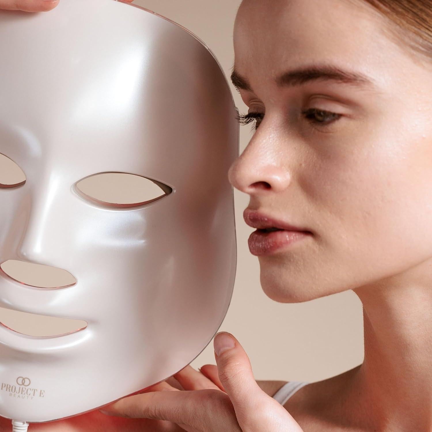 Máscara Facial LED Project E Beauty 7 Colores Antienvejecimiento