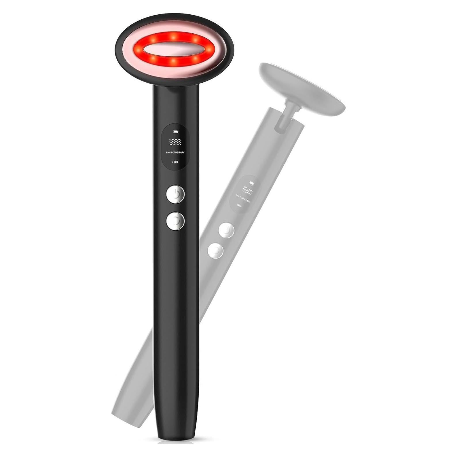 Terapia de Luz Roja Facial OUJEALEE 9-en-1 Masajeador LED