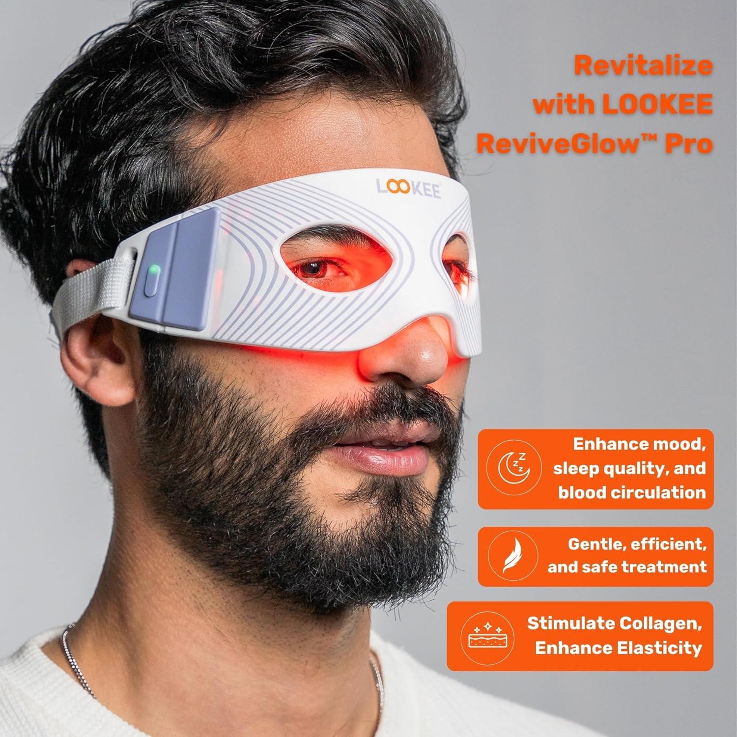 LOOKEE ReviveGlow Pro Rejuvenecedor Ocular LED Antienvejecimiento