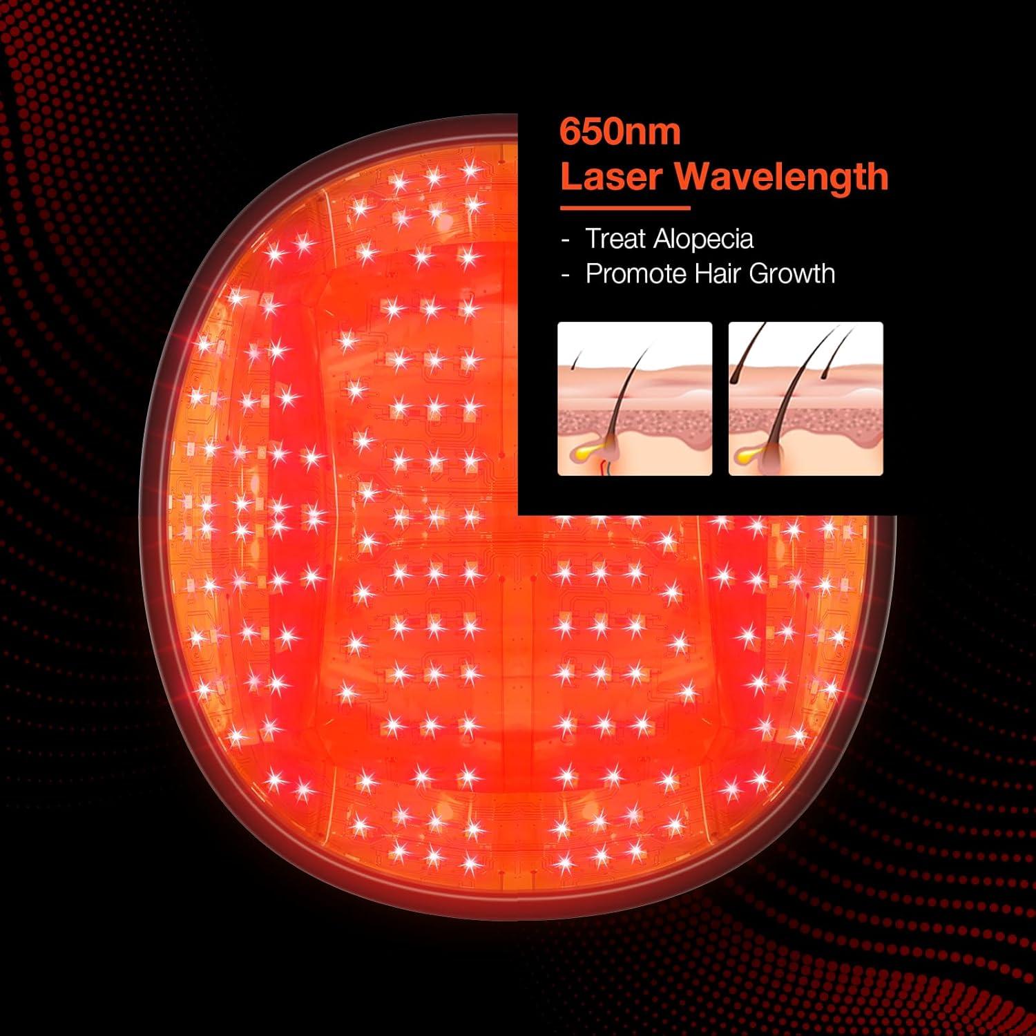 Capacete Láser YJT para Crecimiento Capilar - Terapia Luz Roja