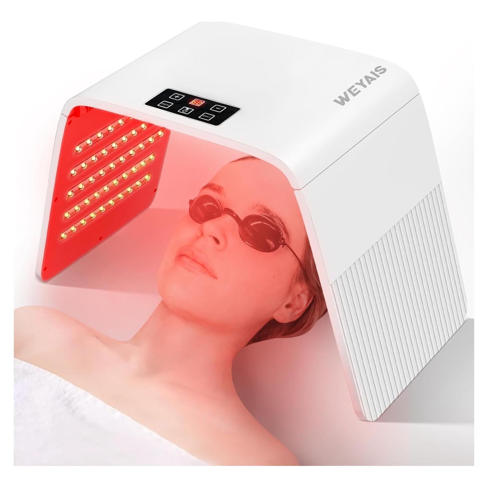 Máscara Facial de Terapia LED 7 Colores Weyais - Cuidado de Piel