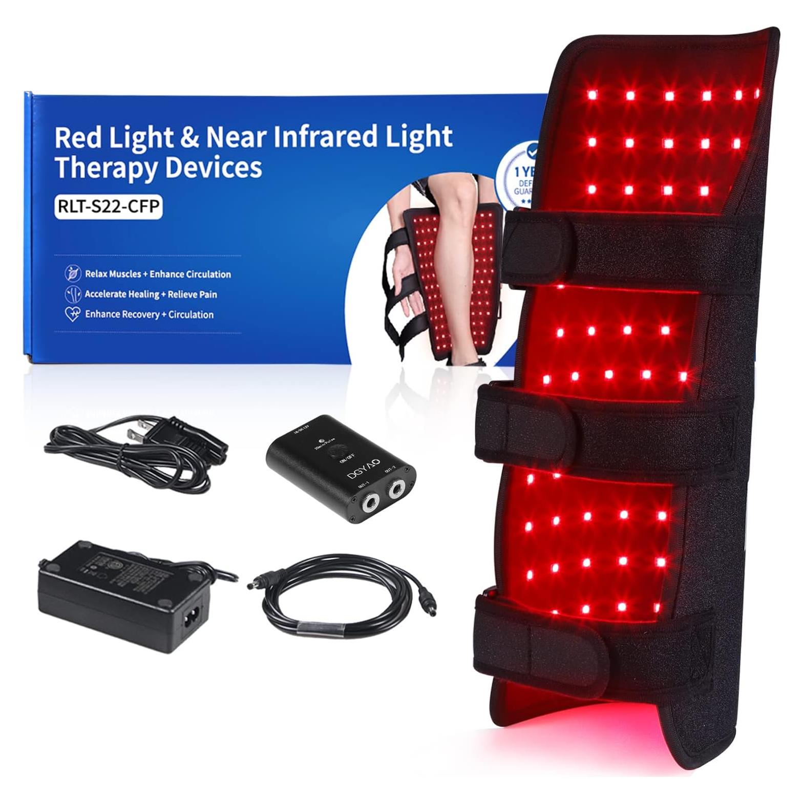 Terapia de Luz Roja e Infrarroja TUOYR 660nm 850nm para Alivio del Dolor