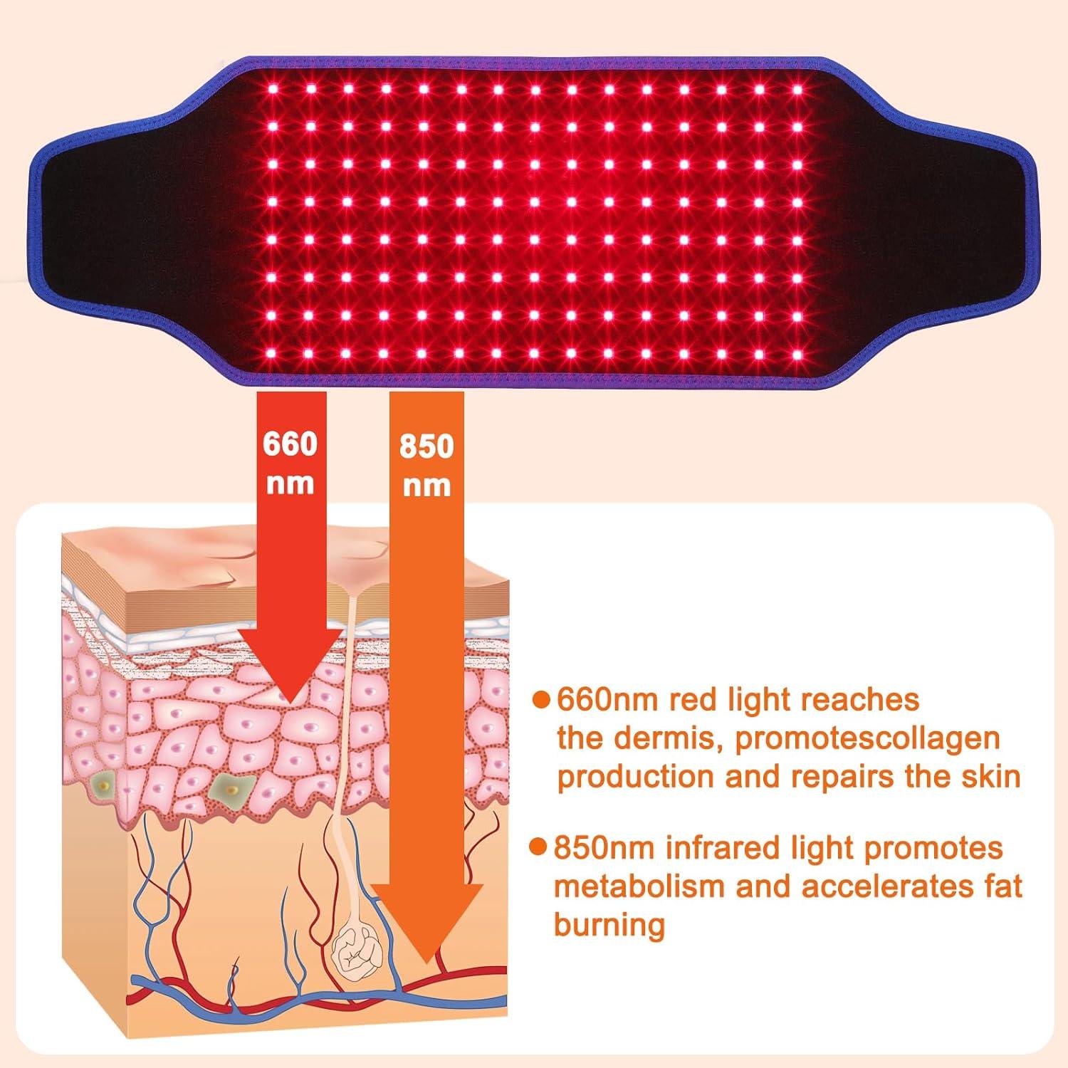 Cinta Terapia Luz Roja LIFELT8UM 30W Infrarroja 660/850nm