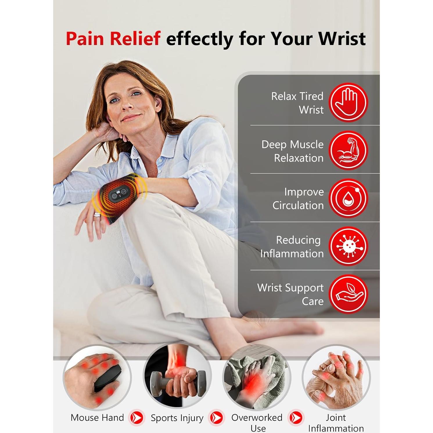 Terapia de Luz Roja ROMISA para Muñeca y Mano 660nm 850nm