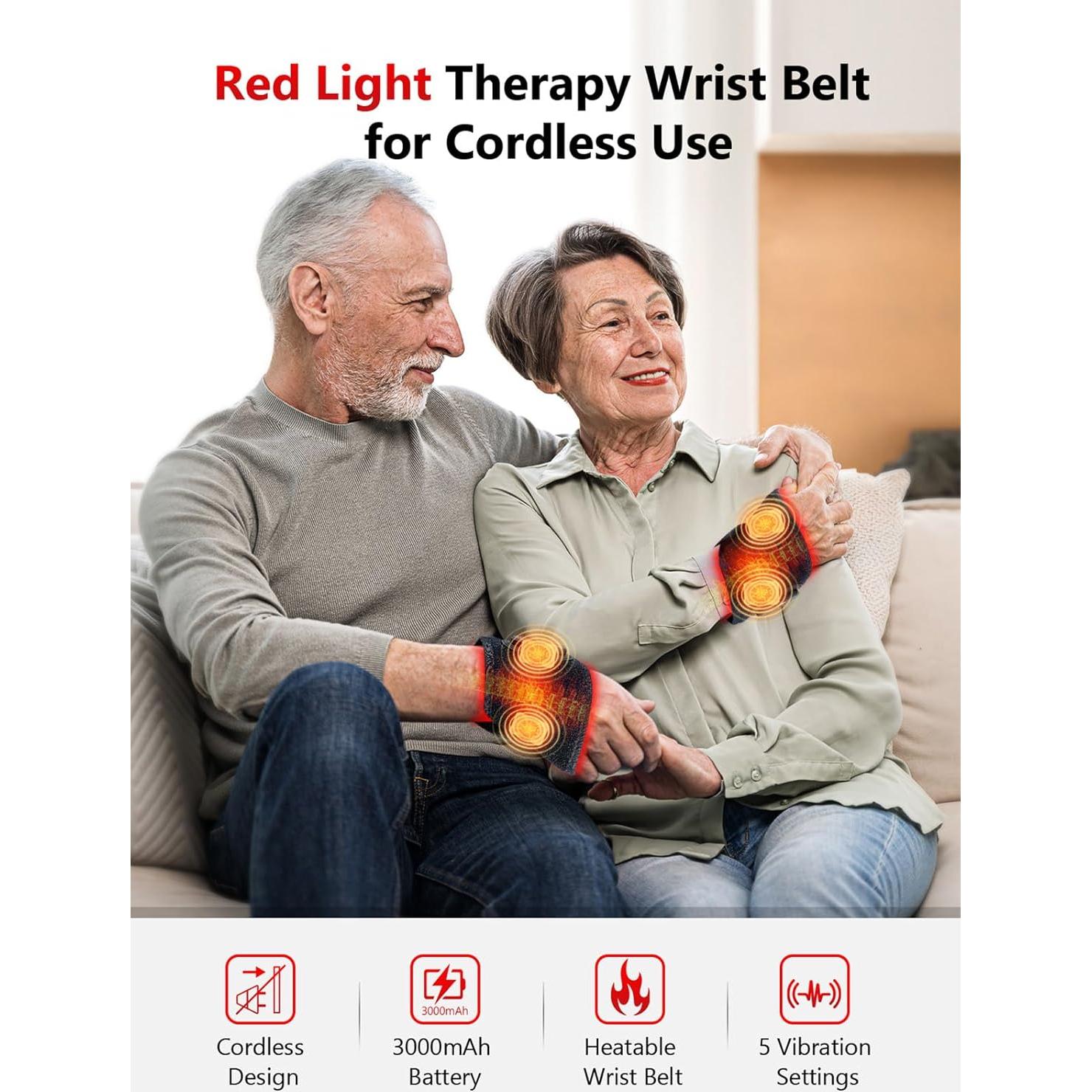 Terapia de Luz Roja ROMISA para Muñeca y Mano 660nm 850nm