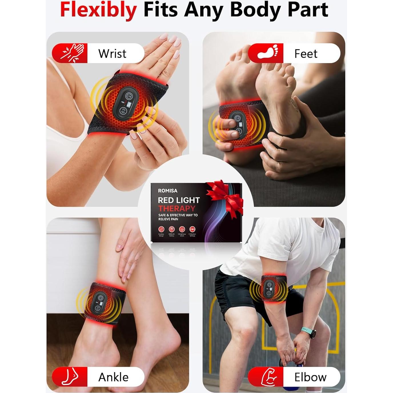 Terapia de Luz Roja ROMISA para Muñeca y Mano 660nm 850nm