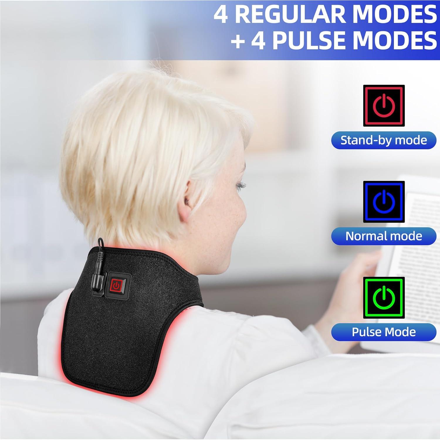 Cinturón Terapia Luz Roja UTK M3GN2 para Cuello 660/850nm