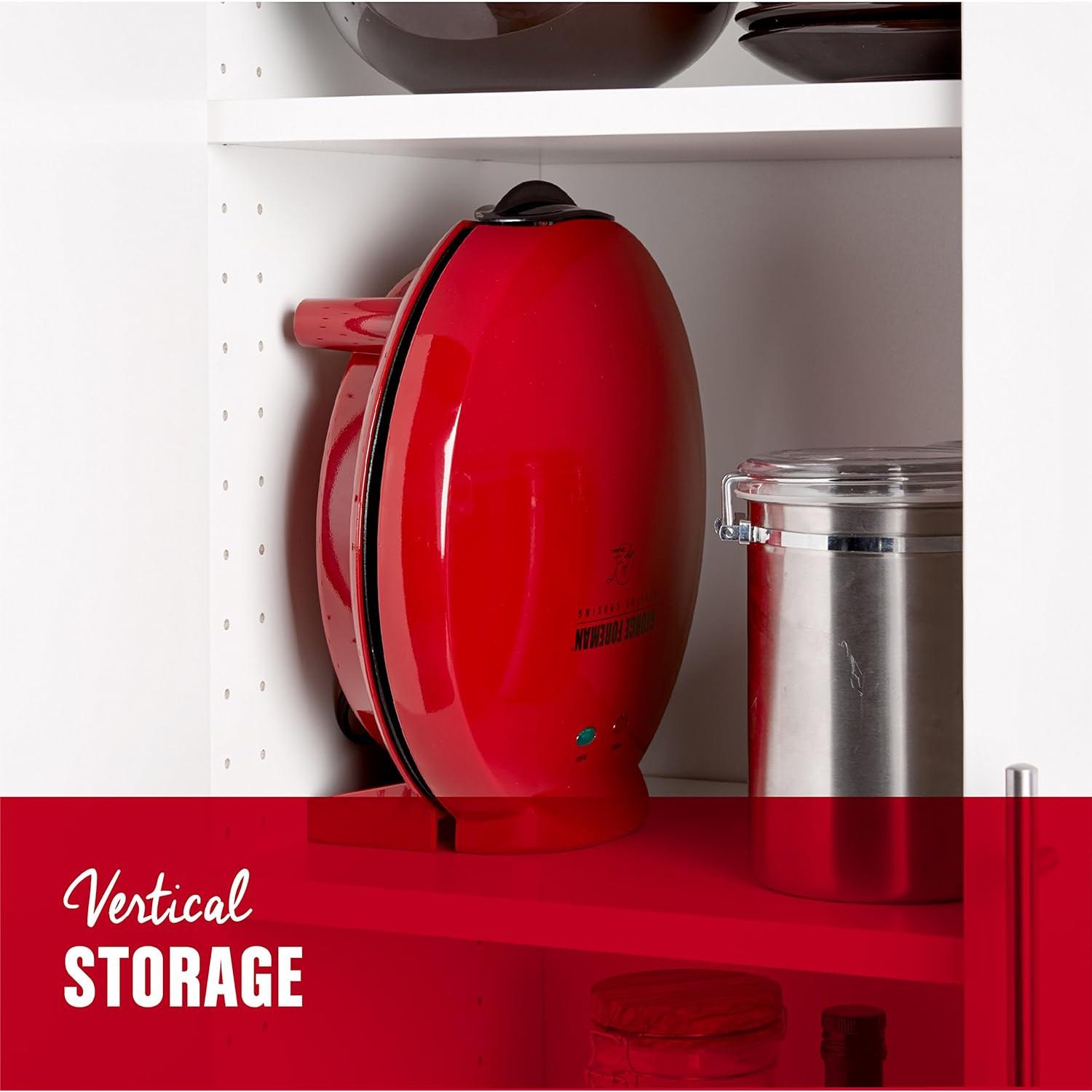 Fabricante de Quesadillas George Foreman GFQ001 Rojo 25,4 cm