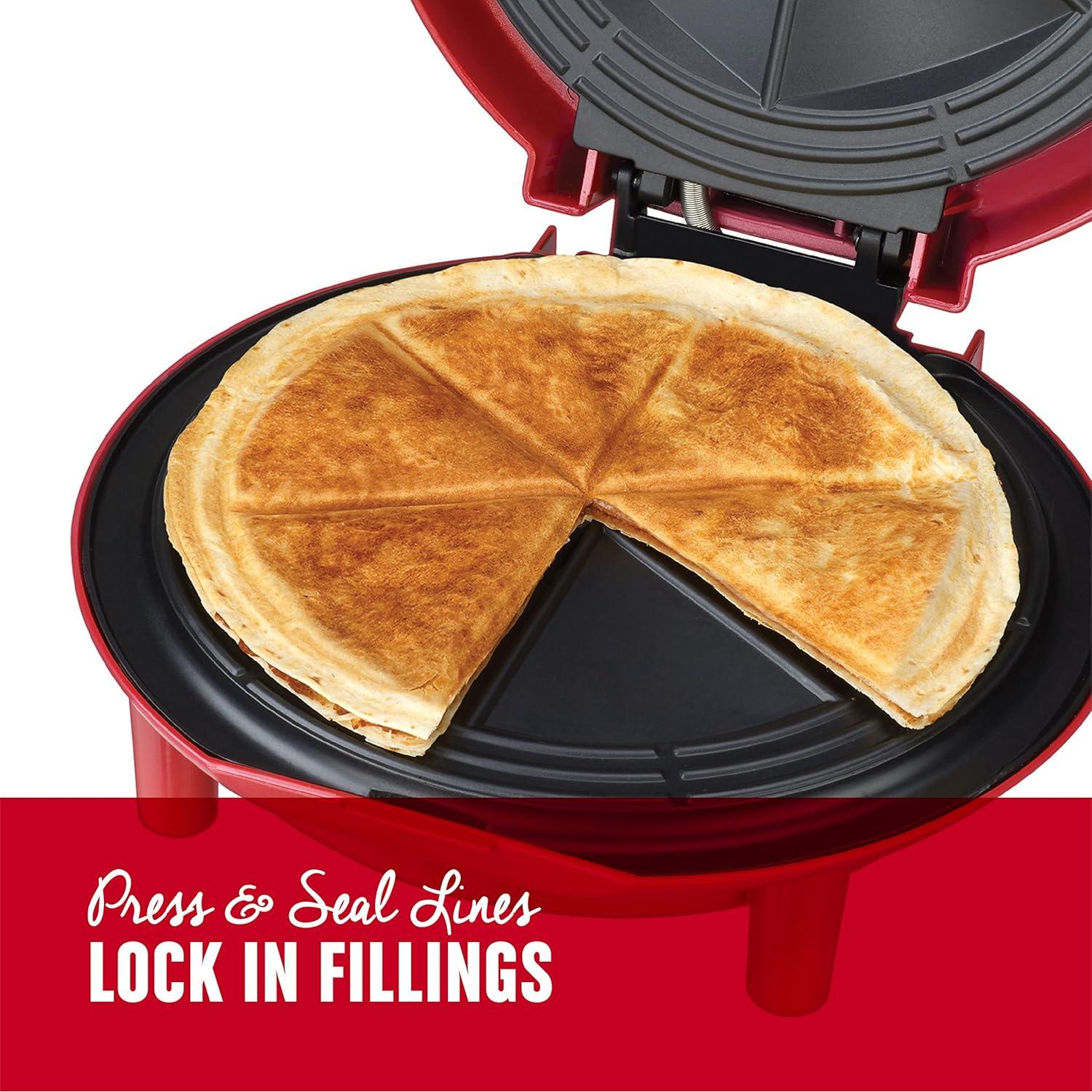 Fabricante de Quesadillas George Foreman GFQ001 Rojo 25,4 cm