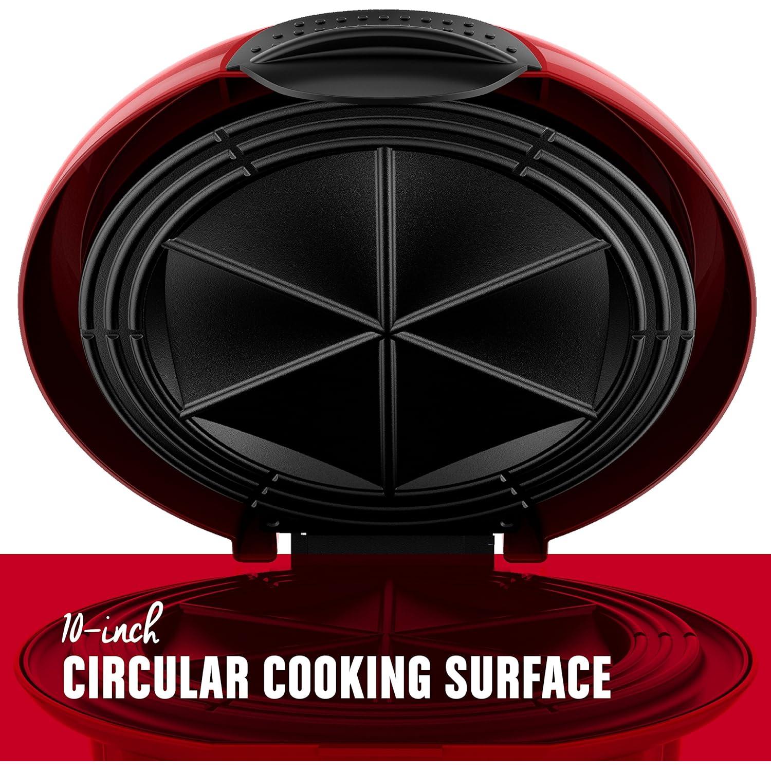 Fabricante de Quesadillas George Foreman GFQ001 Rojo 25,4 cm