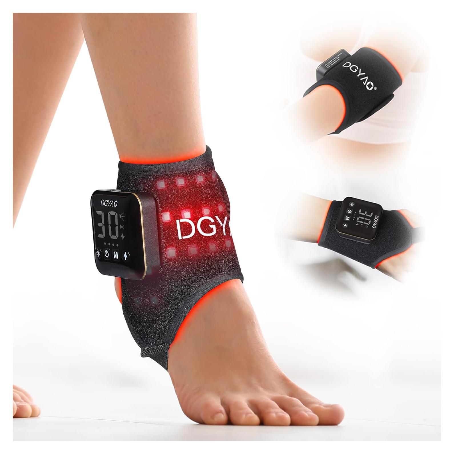 Terapia de Luz Roja TUOB para Alivio de Dolor en Tobillo