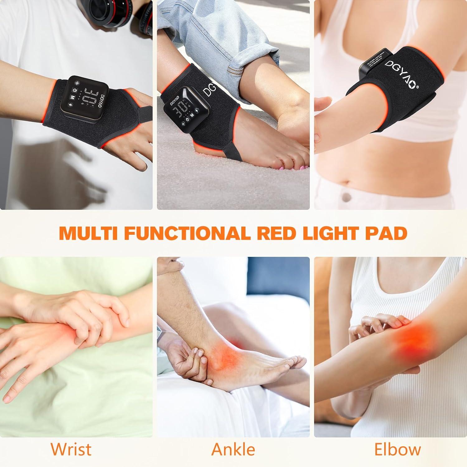 Terapia de Luz Roja TUOB para Alivio de Dolor en Tobillo