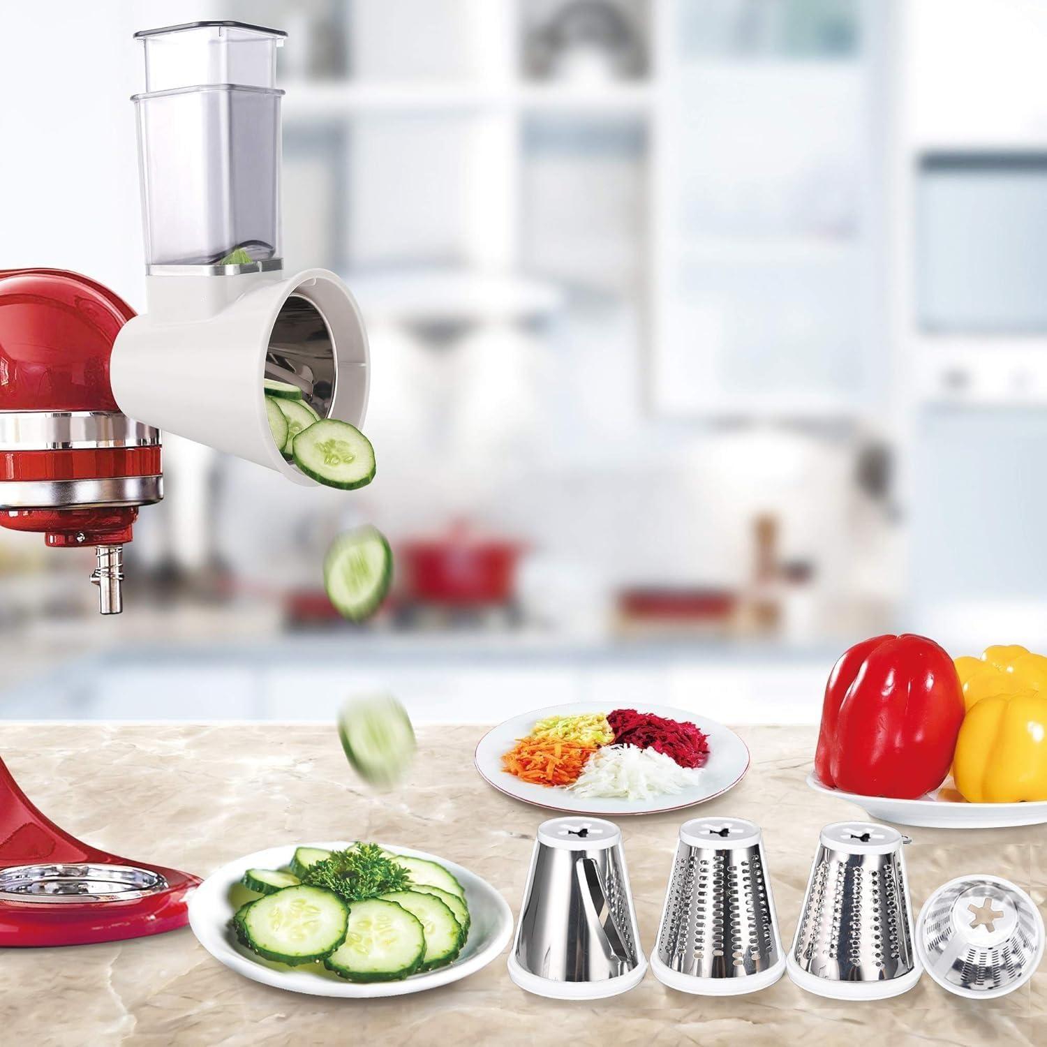 Rallador para Mezclador Kitchenaid Airpro, Acero Inoxidable