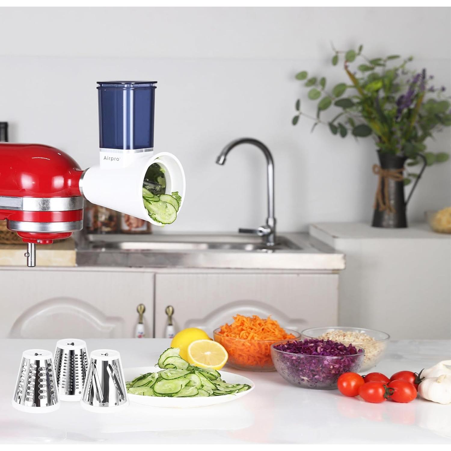 Rallador para Mezclador Kitchenaid Airpro, Acero Inoxidable