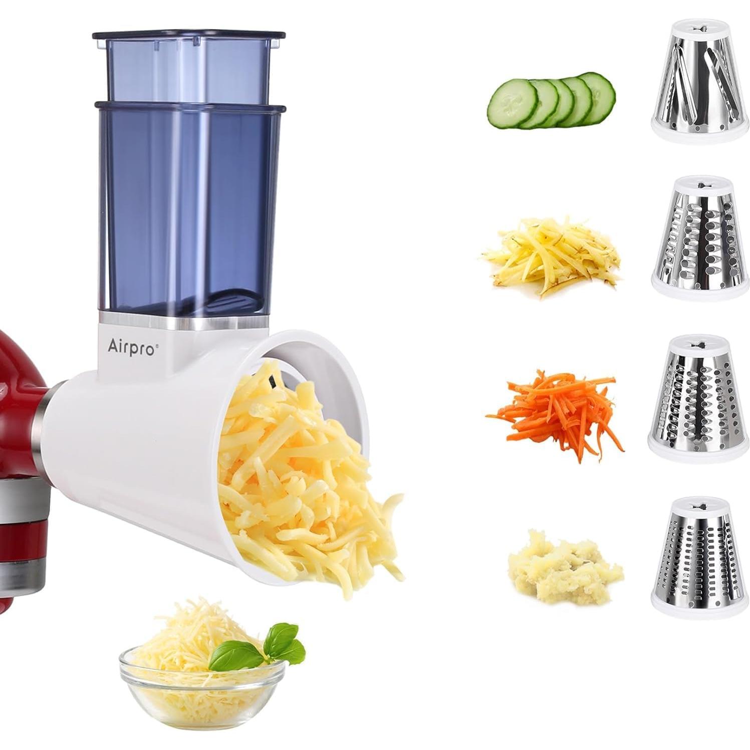 Rallador para Mezclador Kitchenaid Airpro, Acero Inoxidable