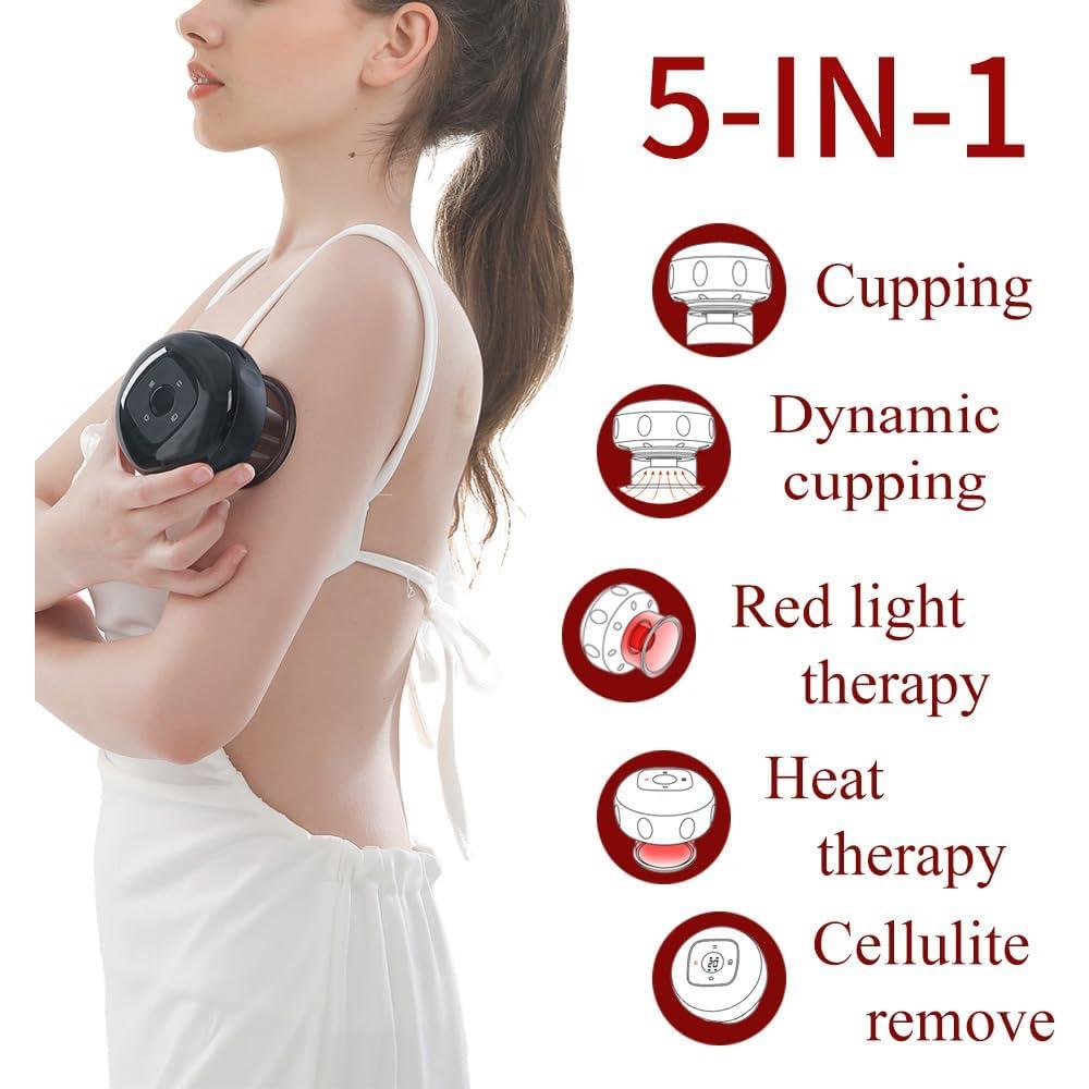Masajeador de Ventosas Inteligente SYHSKHY con Luz Roja y Calor