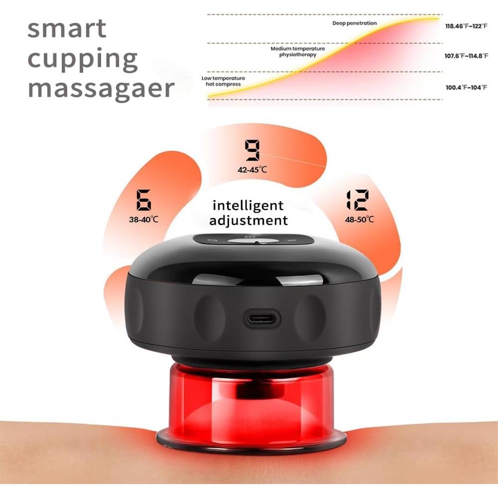 Masajeador de Ventosas Inteligente SYHSKHY con Luz Roja y Calor