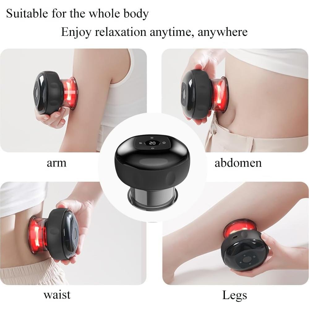 Masajeador de Ventosas Inteligente SYHSKHY con Luz Roja y Calor