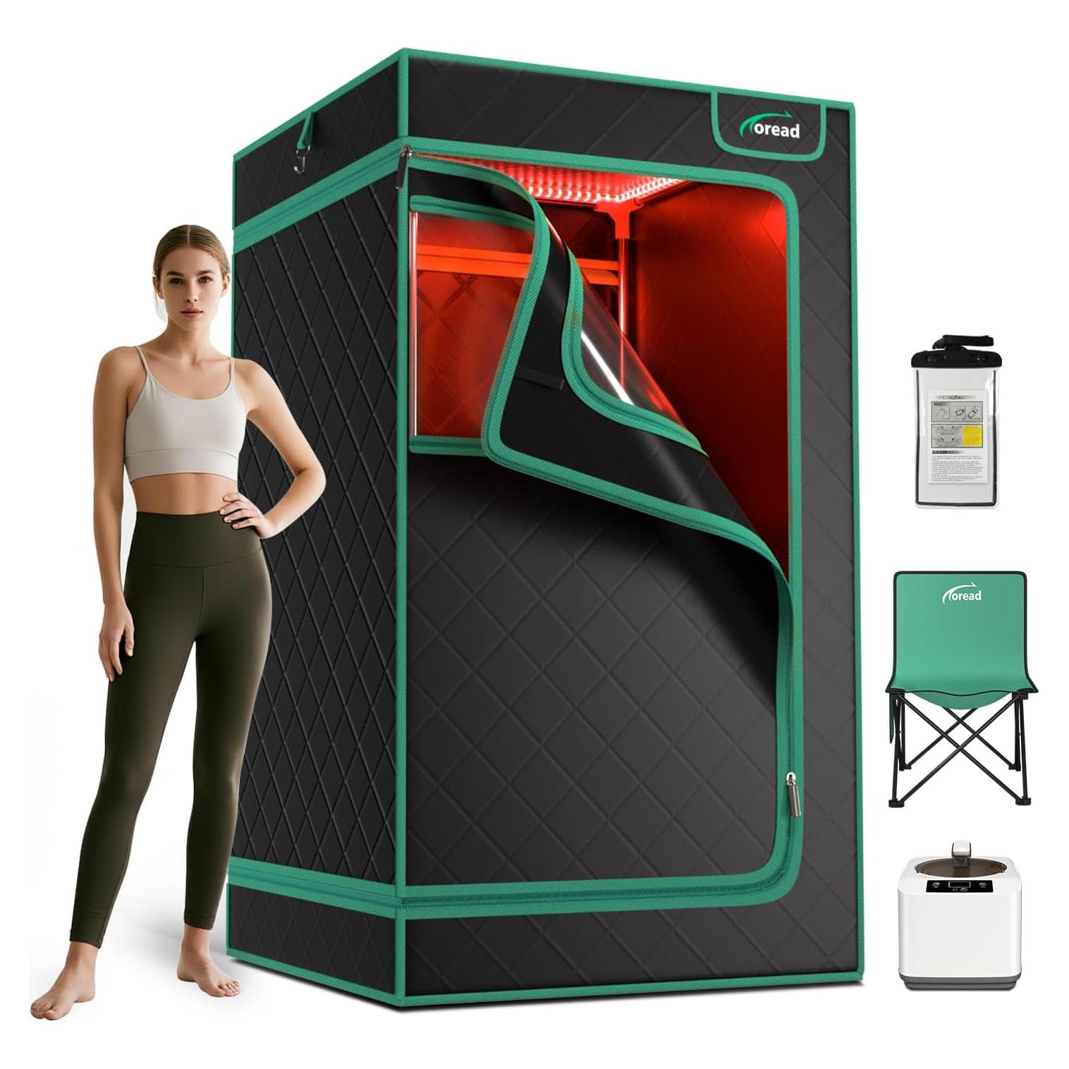 Sauna de Vapor Infrarroja TOREAD 3L 1200W Ajustable