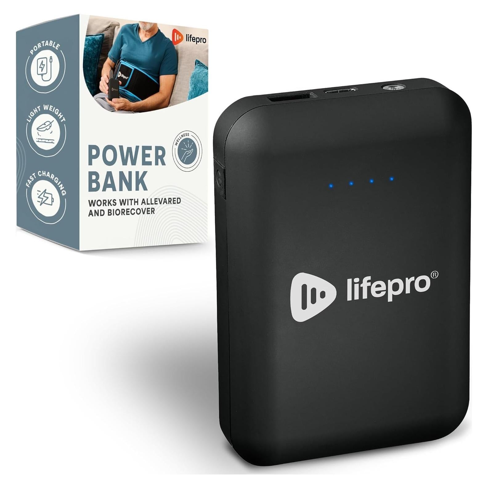 Powerbank LifePro 15000mAh USB 3.0 12V DC para Bienestar