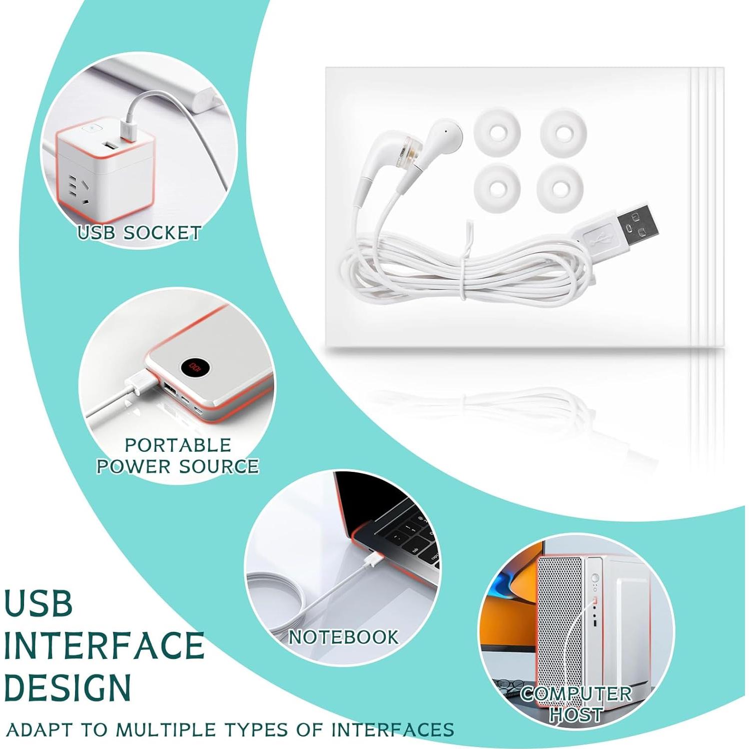 Dispositivo de Luz Roja USB 650nm para Oídos RTFLYKAY