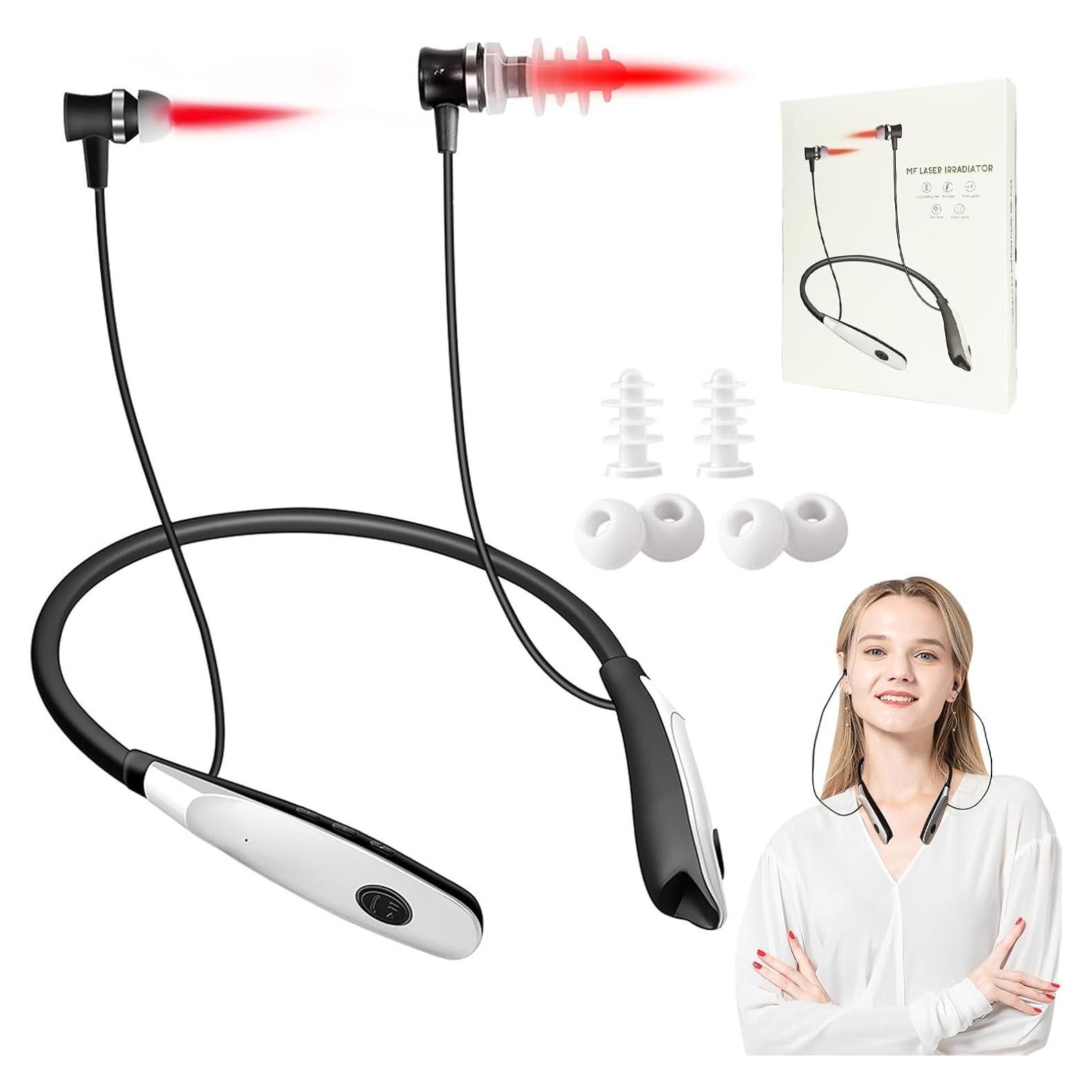 Dispositivo Terapia Luz Roja 650nm TEE-TEA Nariz y Oído